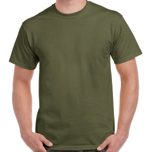 Military Green Short Sleeve T-Shirt